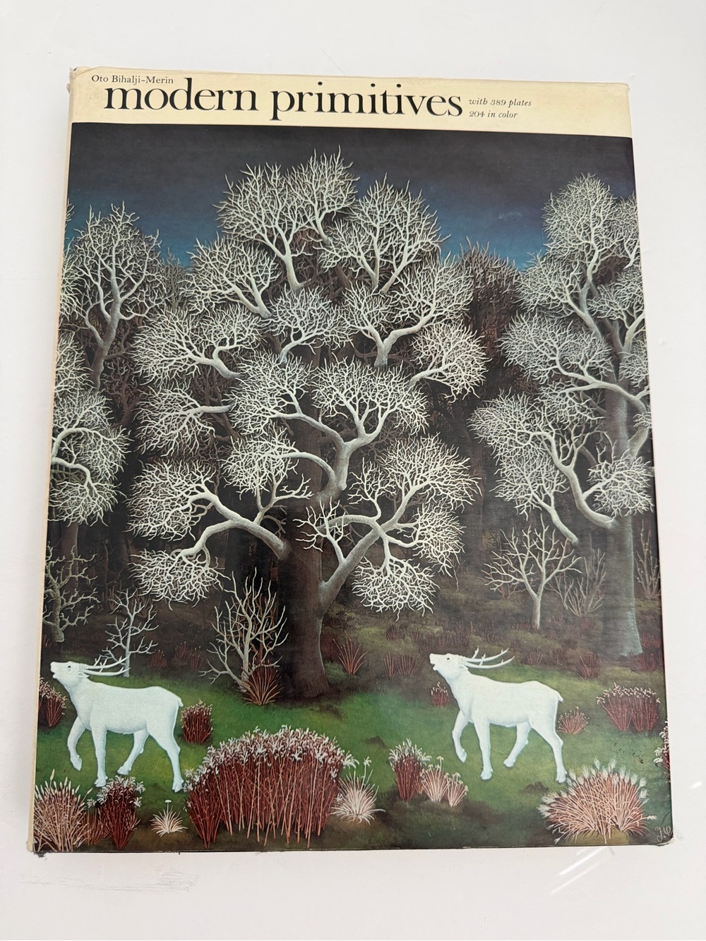 Vtg Modern Primitives Naive Painting 204 Colour Plates-O. Bihalji-Merin Art Book